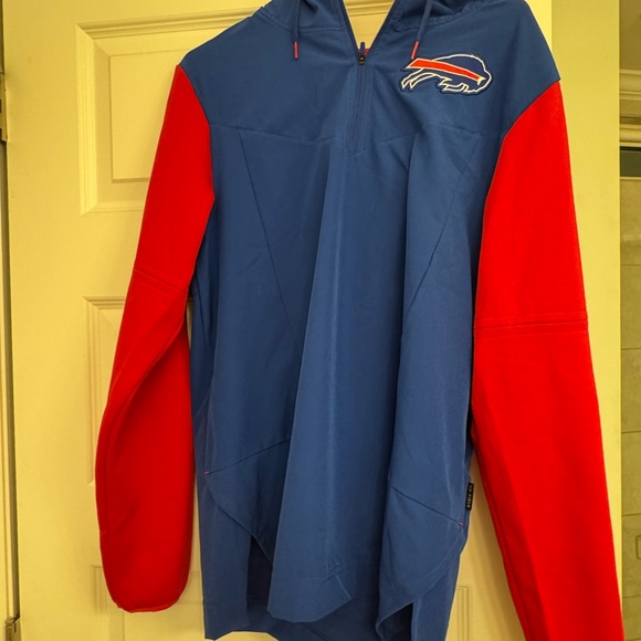 Nike Blue and Red Men's Hoodie - Picture 1 of 7